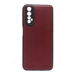 Dohans Mobile Phone Cases Maroon Realme 7 Fashion Back Case & Cover