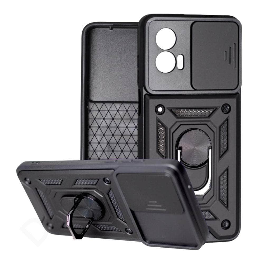 Moto G73 5G Camera Protection Magnetic Ring Cover & Case - Mobile Phone Cases available at Dohans Qatar