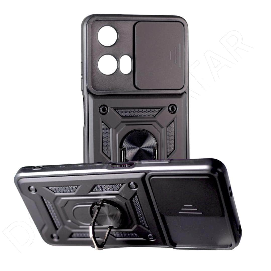 Motorola Moto G04 / G24 Camera Protective Magnetic Ring Cover & Case - Mobile Phone Cases available at Dohans Qatar