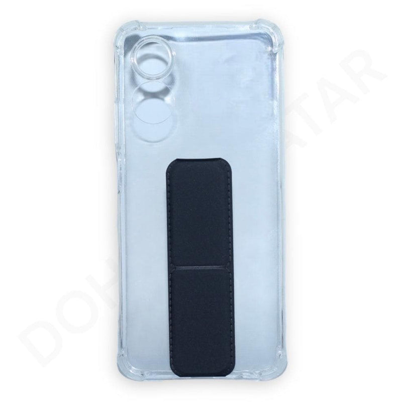 Oppo A17 Transparent Magnetic Strap & Stand Cover & Case Dohans