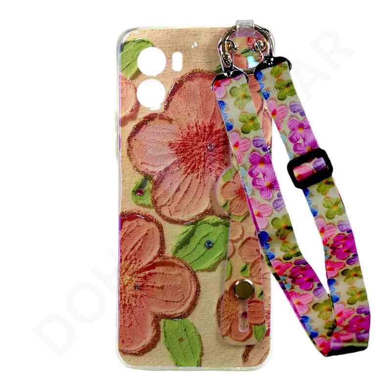 Oppo A36/ A76/ A96 Painting Lanyard Cover & Case - Mobile Phone Cases available at Dohans Qatar