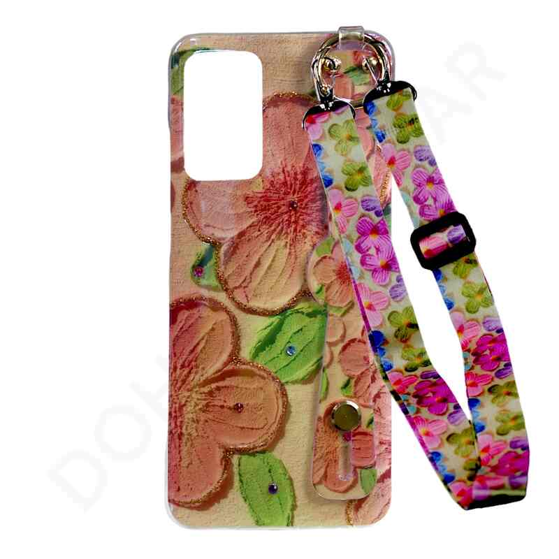 Oppo A55 5G Painting Lanyard Cover & Case - Mobile Phone Cases available at Dohans Qatar