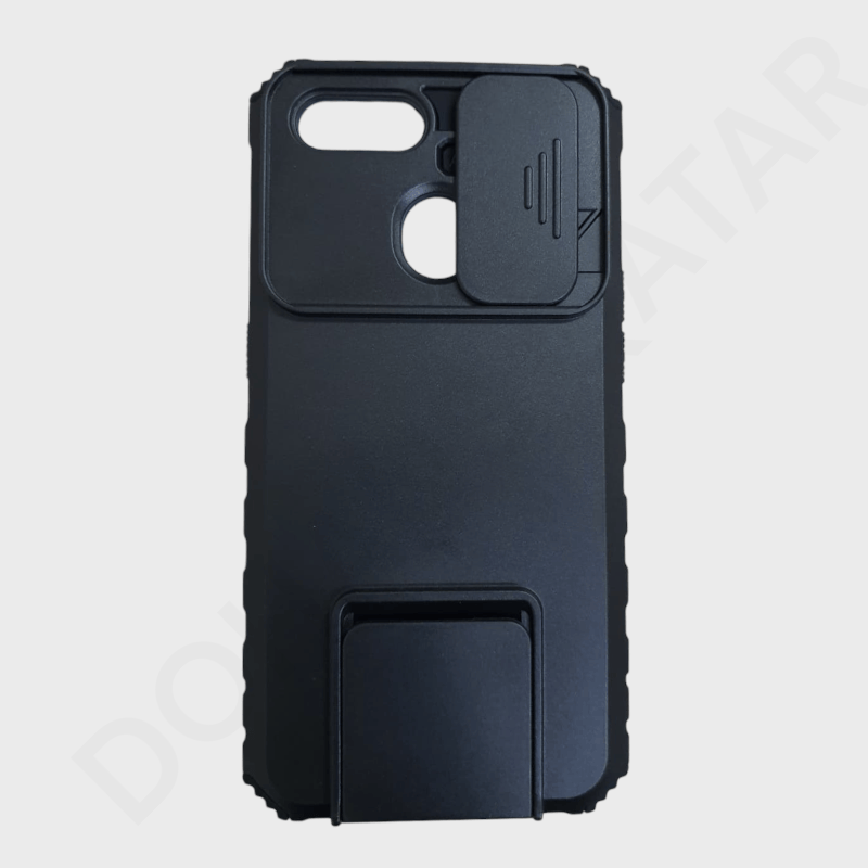 Dohans Mobile Phone Cases Oppo A5s Black Slide Camera Protection with Kickstand Cover & Cases for Oppo Mobile Phone Models