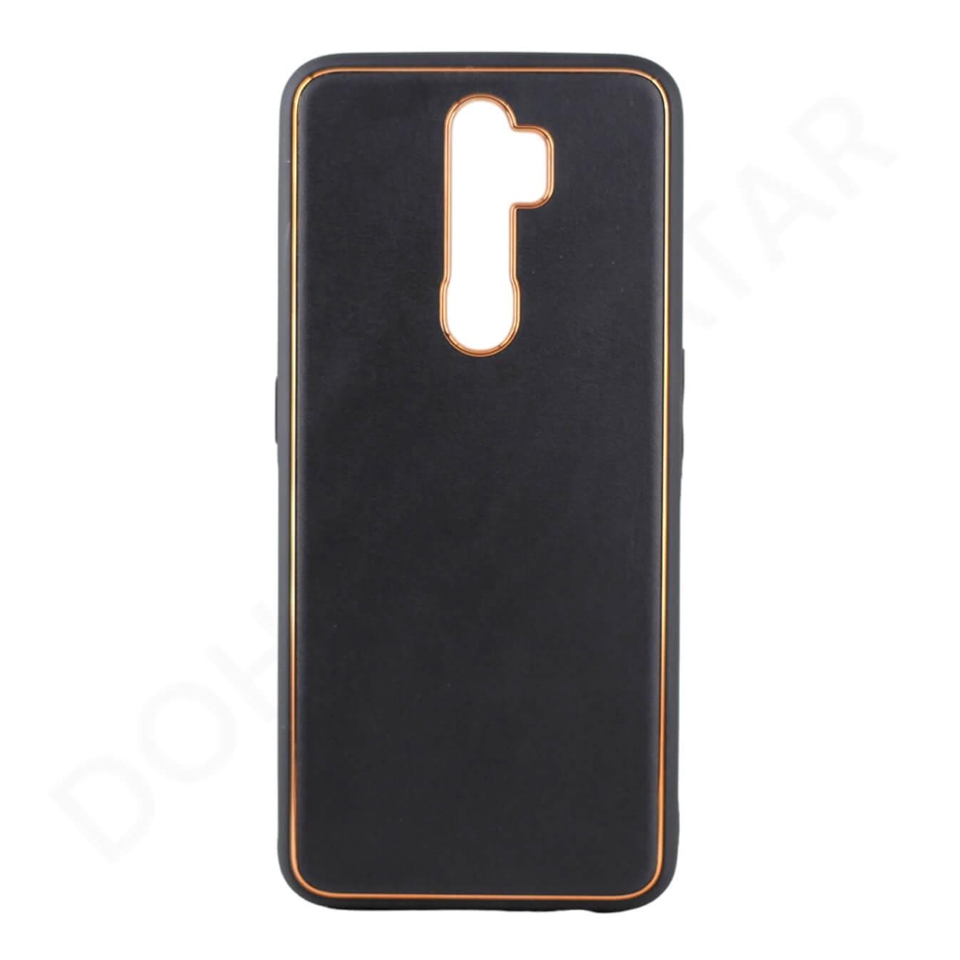 Oppo A9 2020/ A5 2020 Gold Plated Leather Case & Cover - Mobile Phone Cases available at Dohans Qatar