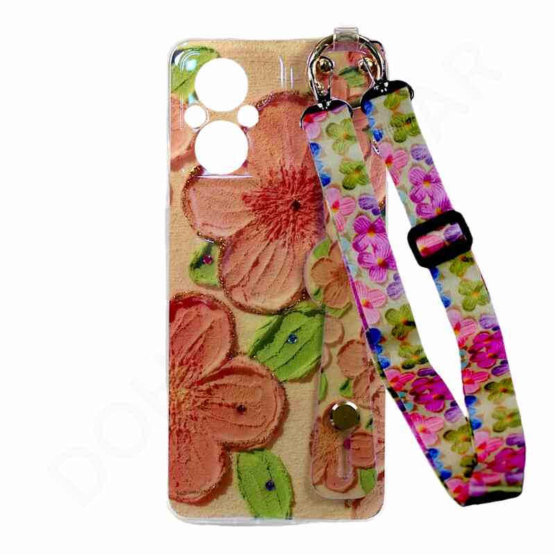 Oppo A96 5G Painting Lanyard Cover & Case - Mobile Phone Cases available at Dohans Qatar