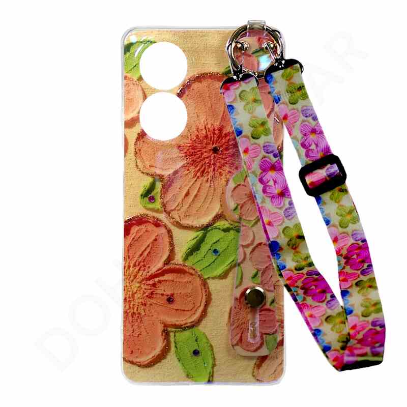 Oppo A97 Painting Lanyard Cover & Case - Mobile Phone Cases available at Dohans Qatar