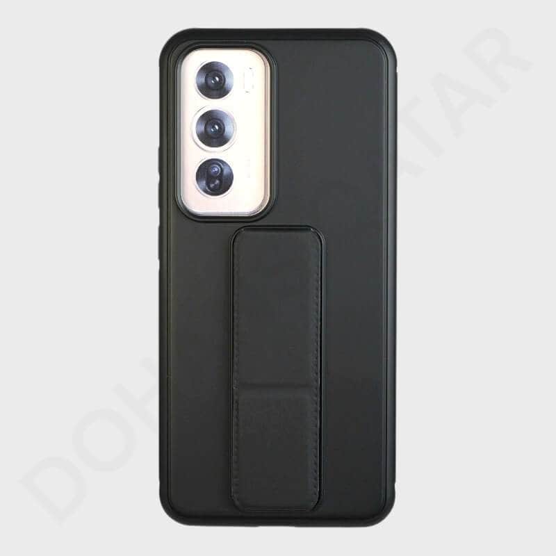Oppo Reno12 Pro Magnetic Stand & Strap Cover & Case - Mobile Phone Cases available at Dohans Qatar