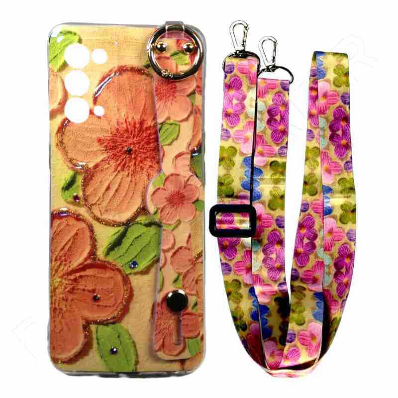 Oppo Reno5 Pro Painting Lanyard Cover & Case - Mobile Phone Cases available at Dohans Qatar