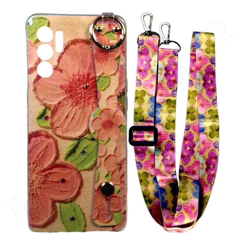 Oppo Reno6 Z Painting Lanyard Cover & Case - Mobile Phone Cases available at Dohans Qatar