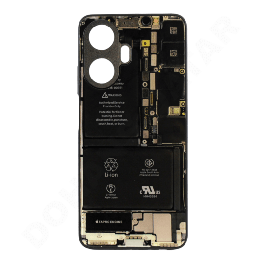 Dohans Mobile Phone Cases Option 4 Realme C55 Circuit Print Cover & Case
