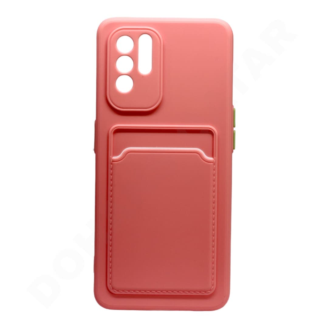 Dohans Mobile Phone Cases pink Oppo A94 5G Silicone Card Holder Cover & Case