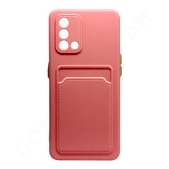 Dohans Mobile Phone Cases pink Oppo A95 Silicone Card Holder Cover & Case