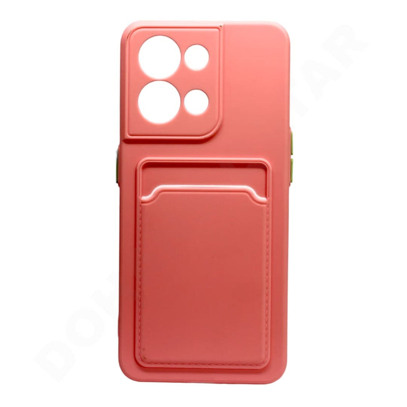 Dohans Mobile Phone Cases pink Oppo Reno8 5G Silicone Card Holder Cover & Case