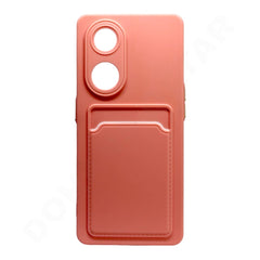 Dohans Mobile Phone Cases Pink Oppo Reno8 T 5G Silicone Card Holder Cover & Case