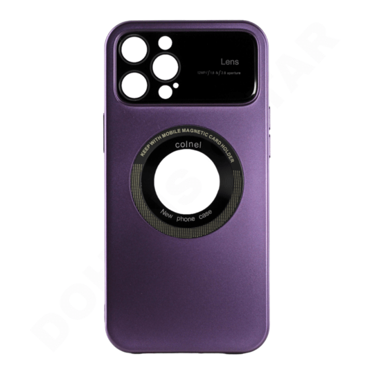 Dohans Mobile Phone Cases Purple iPhone 12 Pro Max Colnel Lens Cover & Case