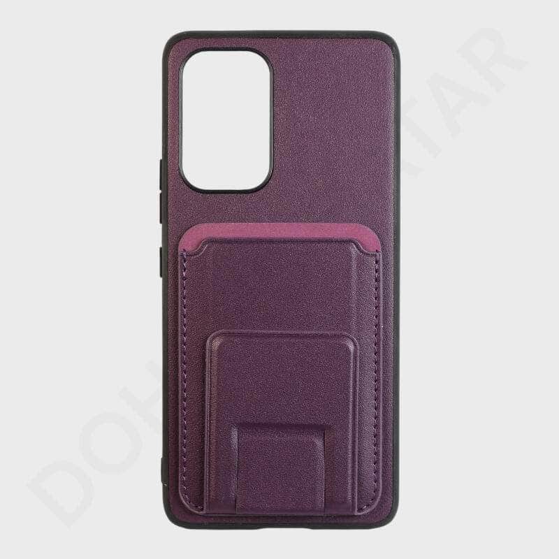 Dohans Mobile Phone Cases Purple Samsung Galaxy A53 5G JOWAY Card Holder with Magnetic Stand Cover & Case