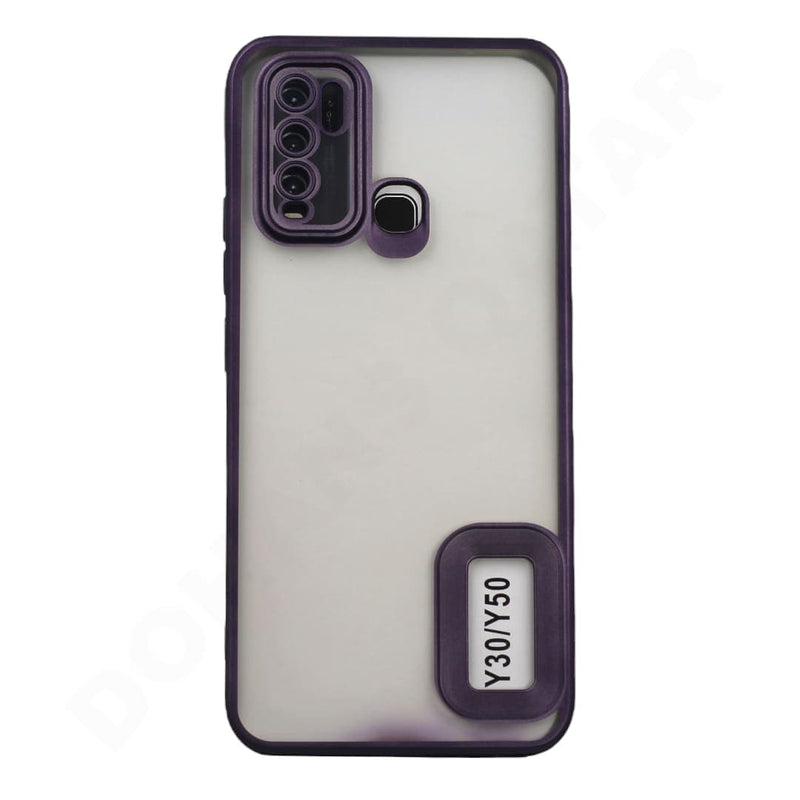 Dohans Mobile Phone Cases Purple Vivo Y30 Matte Silicone Cover & Case
