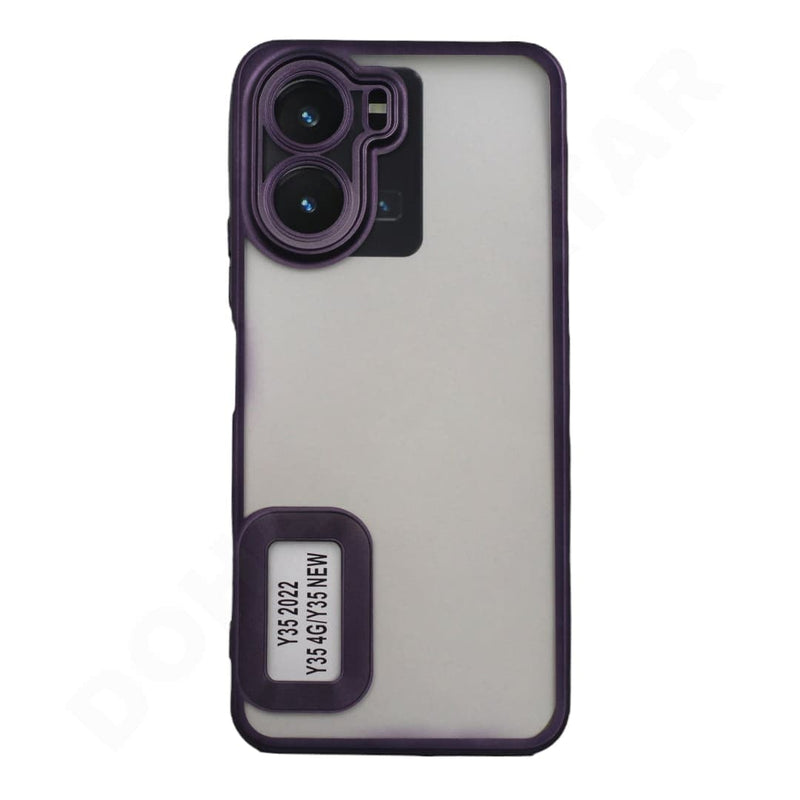 Dohans Mobile Phone Cases Purple Vivo Y35 5G Matte Silicone Cover & Case