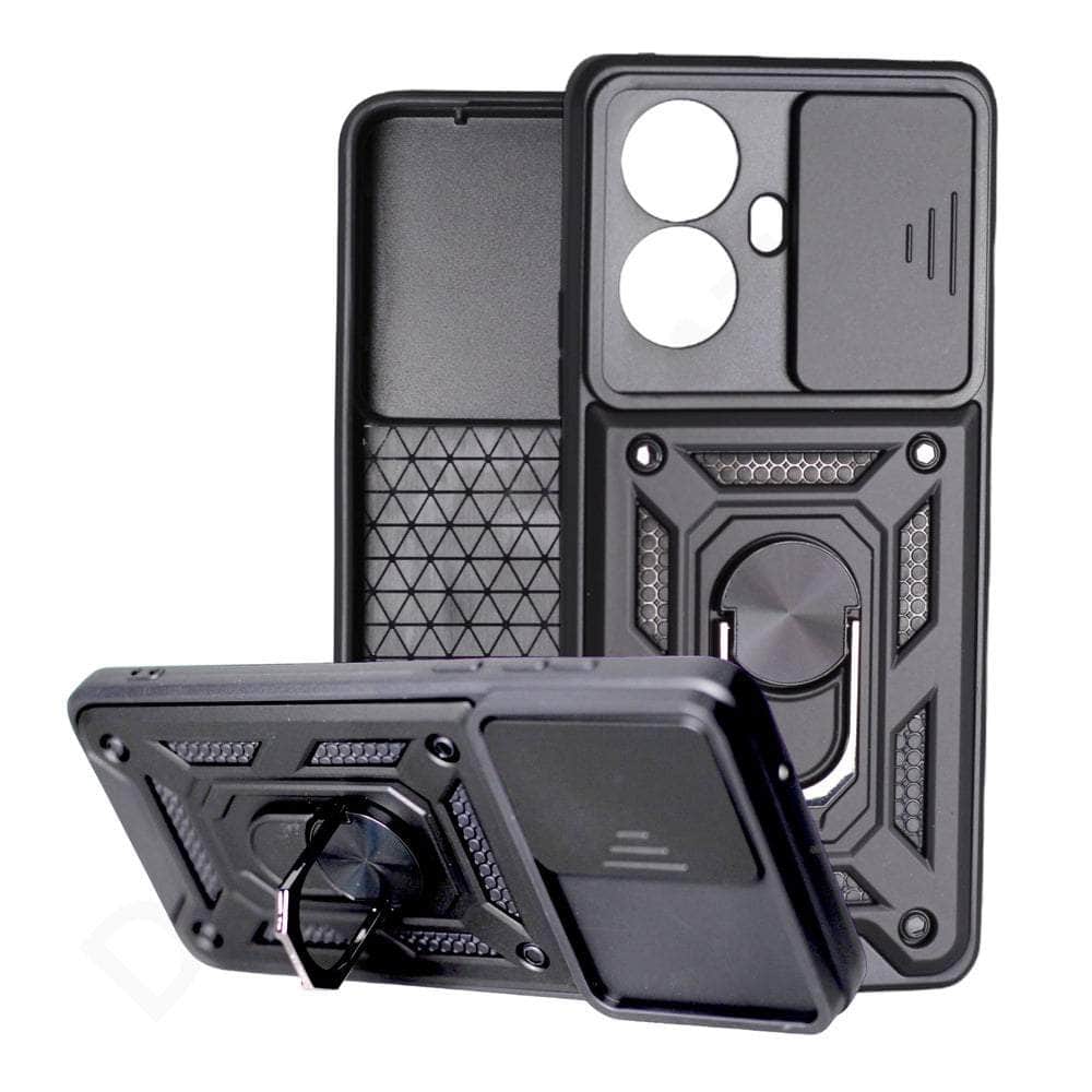 Realme 10 Pro Plus Camera Protection Magnetic Ring Cover & Case - Mobile Phone Cases available at Dohans Qatar