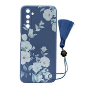Realme 6 Pro Floral Print Tassel Case & Cover - Mobile Phone Cases available at Dohans Qatar
