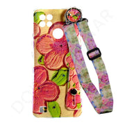 Realme C21 Painting Lanyard Cover & Case - Mobile Phone Cases available at Dohans Qatar