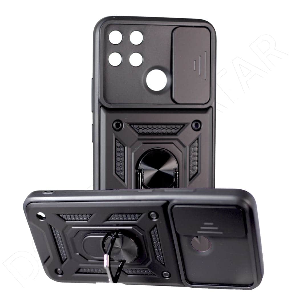 Realme C21Y/ C25Y Camera Protective Magnetic Ring Cover & Case - Mobile Phone Cases available at Dohans Qatar