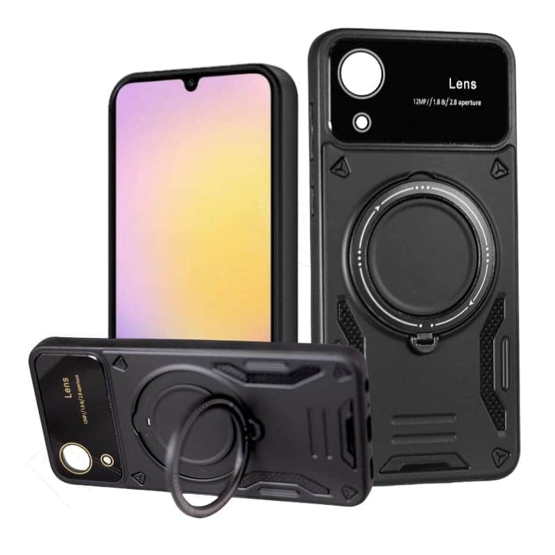 Dohans Mobile Phone Cases Samsung Galaxy A03 Core Lens Protective Hard Ring Cover & Case