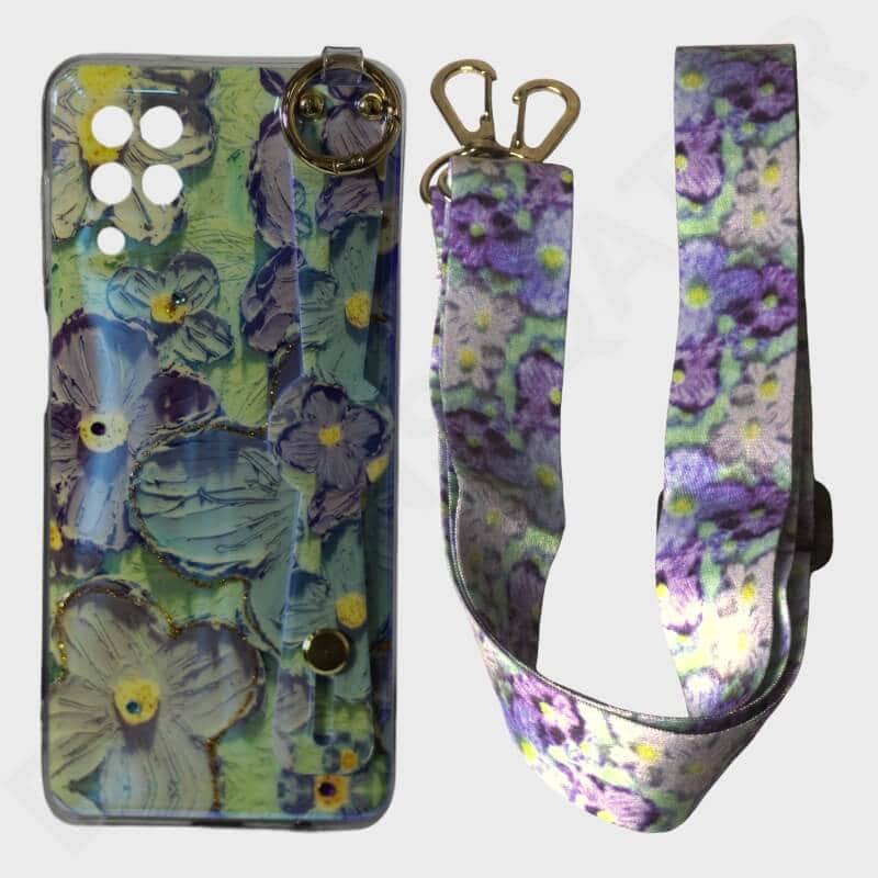 Samsung Galaxy A12 Painting Lanyard Cover & Case - Mobile Phone Cases available at Dohans Qatar
