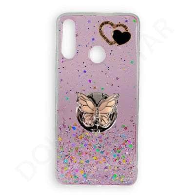 Samsung Galaxy A20s Fancy Butterfly Ring Holder Cover & Case Dohans