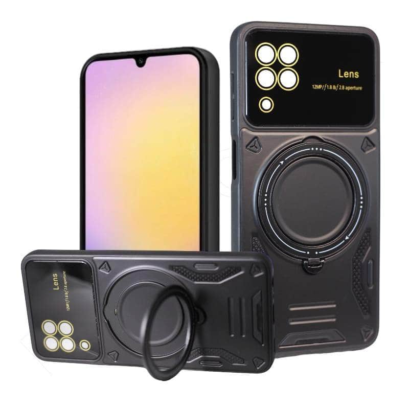 Samsung Galaxy A22 4G Lens Protective Hard Ring Cover & Case - Mobile Phone Cases available at Dohans Qatar
