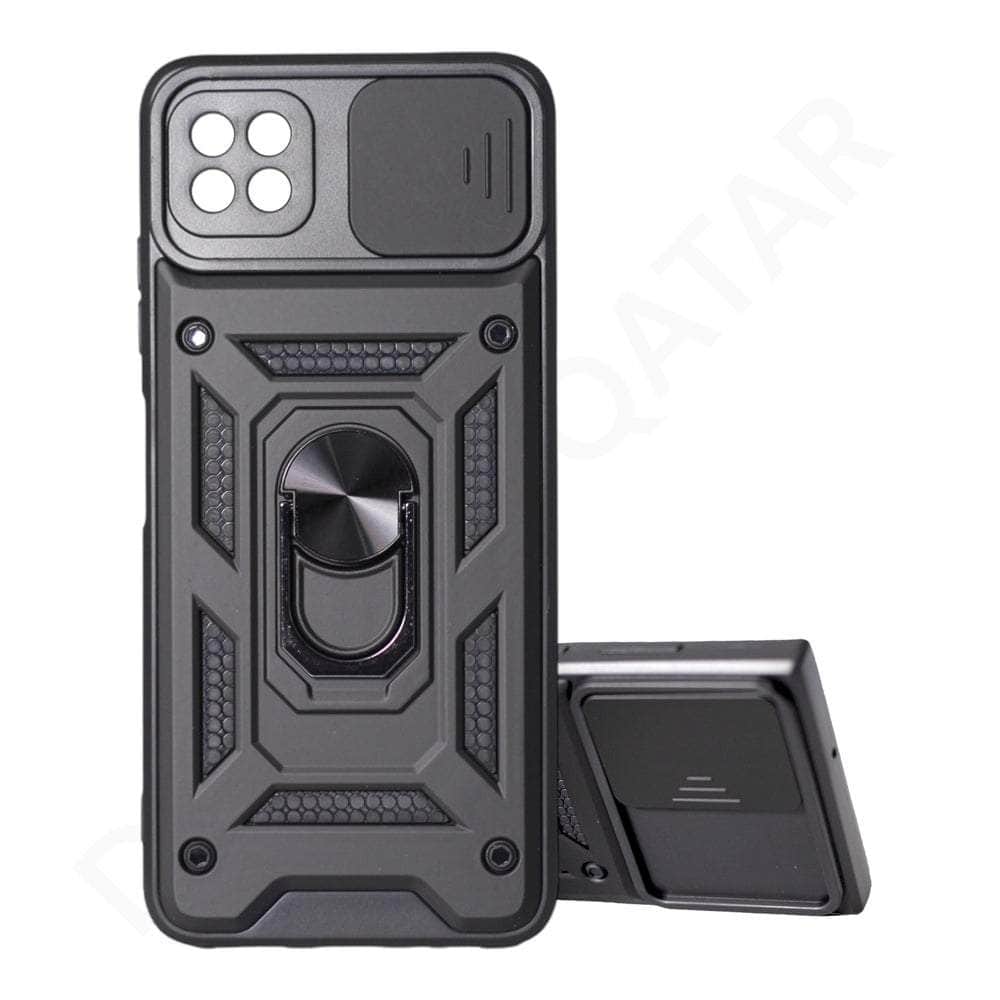 Samsung Galaxy A22 5G Camera Protection Magnetic Ring Cover & Case - Mobile Phone Cases available at Dohans Qatar
