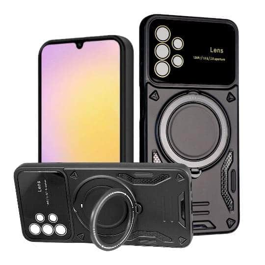 Samsung Galaxy A32 5G Lens Protective Hard Ring Cover & Case - Mobile Phone Cases available at Dohans Qatar
