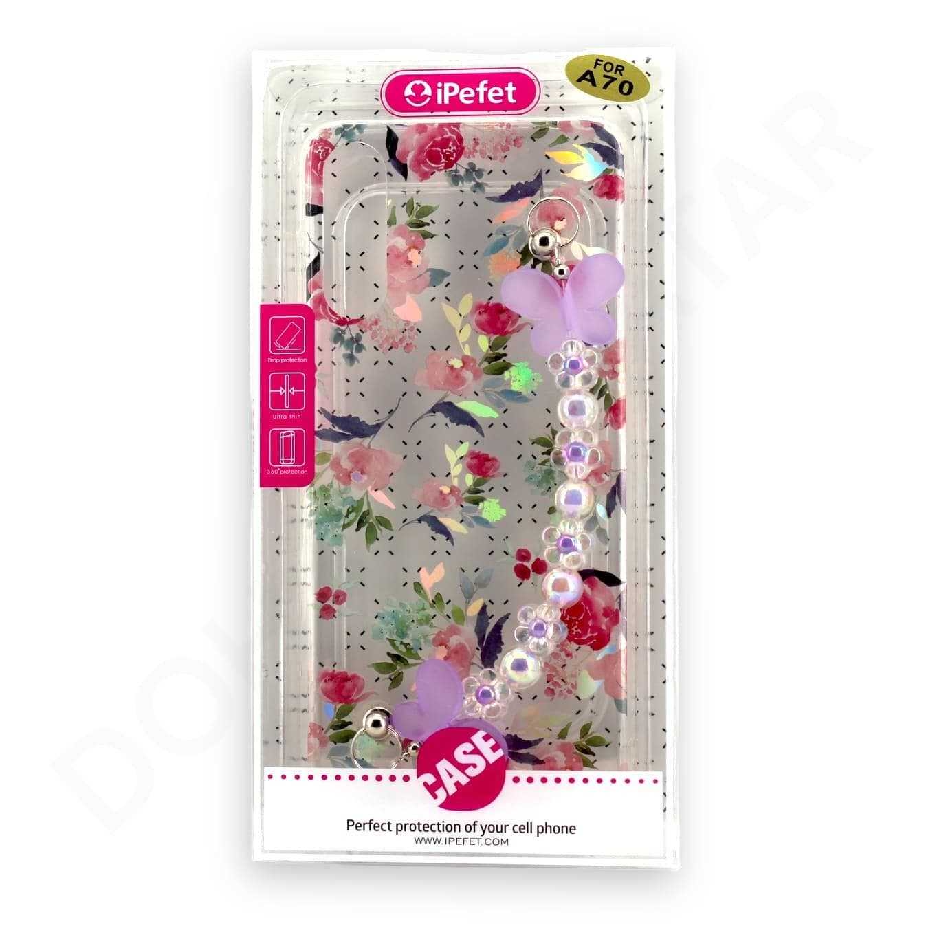 Samsung Galaxy A70 Fancy Hand Strap Cover & Case - Mobile Phone Cases available at Dohans Qatar