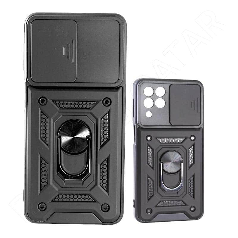 Samsung Galaxy M53 5G Camera Protection Magnetic Ring Cover & Case - Mobile Phone Cases available at Dohans Qatar