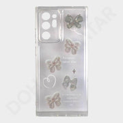 Dohans Mobile Phone Cases Samsung Galaxy Note 20 Ultra Fancy Transparent Flower Cover & Case
