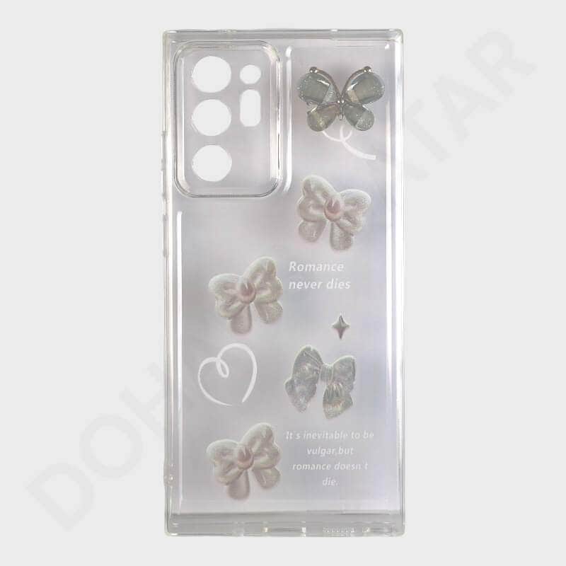 Dohans Mobile Phone Cases Samsung Galaxy Note 20 Ultra Fancy Transparent Flower Cover & Case