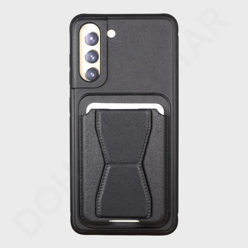 Samsung Galaxy S21 FE Card Holder Magnetic Cover & Case - Mobile Phone Cases available at Dohans Qatar