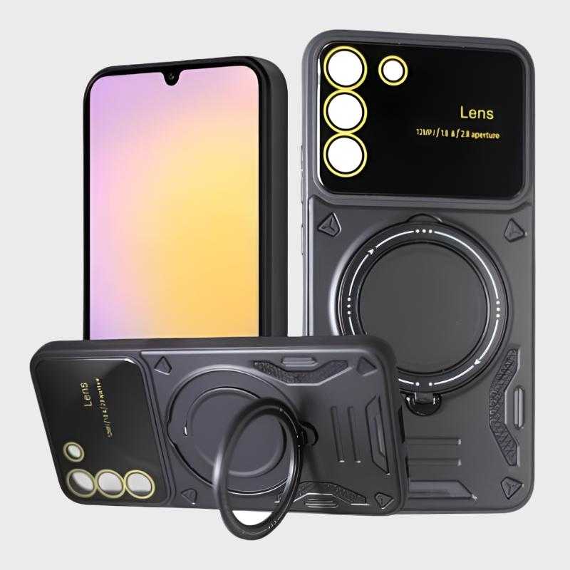 Samsung Galaxy S22 Lens Protective Hard Ring Cover & Case - Mobile Phone Cases available at Dohans Qatar
