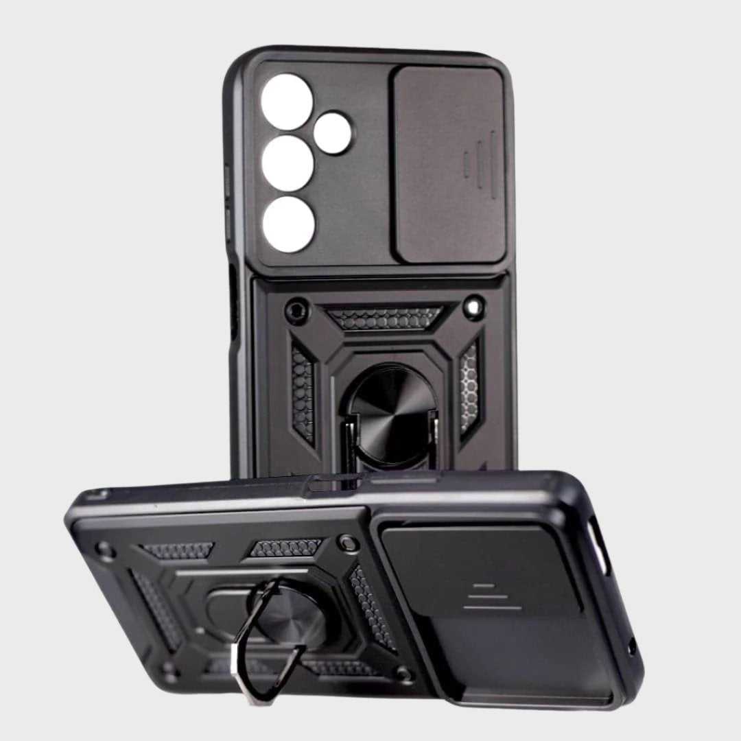 Samsung Galaxy S24 Camera Protective Magnetic Ring Cover & Case - Mobile Phone Cases available at Dohans Qatar