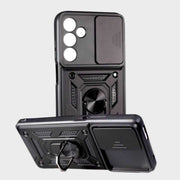 Samsung Galaxy S24 Plus Camera Protective Magnetic Ring Cover & Case - Mobile Phone Cases available at Dohans Qatar