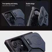 Samsung Galaxy S24 Ultra Nillkin CamShield Armor Prop Magnetic Cover & Case - Mobile Phone Cases available at Dohans Qatar