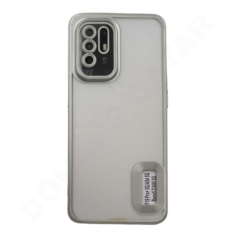Dohans Mobile Phone Cases Silver Oppo A94 5G/ Oppo F19 Pro Plus/ Reno5 Z Matte Silicone Cover & Case