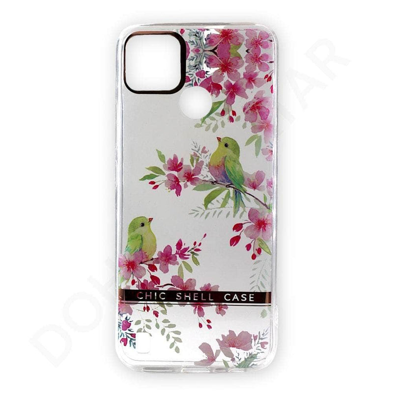 Realme C21Y Flower Transparent Cover & Cases Dohans