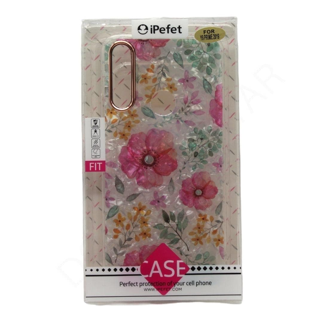 Dohans Mobile Phone Cases Style 7 Huawei Y9 Prime 2019 Flower Transparent Cover