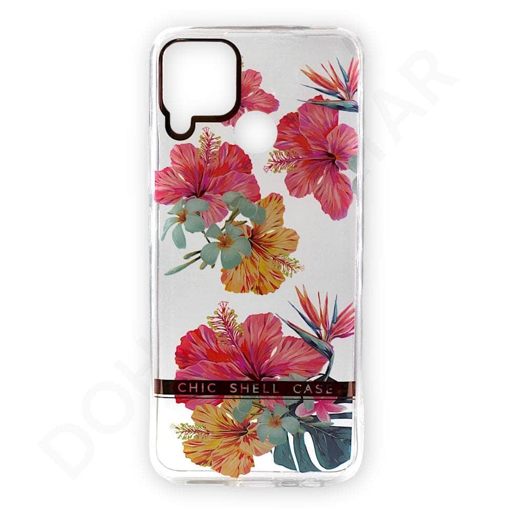 Realme C12/ C15/ C25 Flower Transparent Cover Dohans