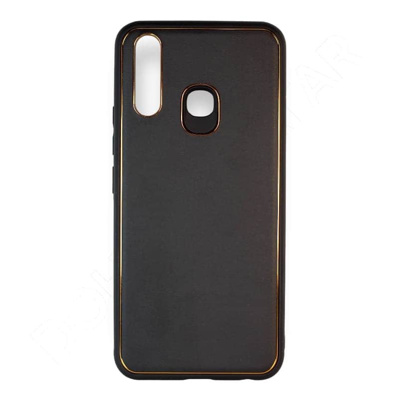 Vivo Y19 Gold Plated Leather Cover & Case - Mobile Phone Cases available at Dohans Qatar