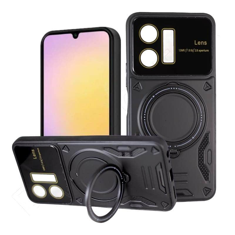 Vivo Y35 4G Lens Protective Hard Ring Cover & Case - Mobile Phone Cases available at Dohans Qatar