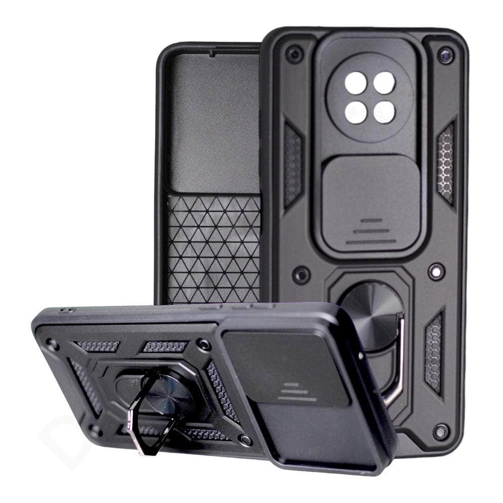 Xiaomi Redmi Note 9 5G/ Note 9T Camera Protection Magnetic Ring Cover & Case - Mobile Phone Cases available at Dohans Qatar