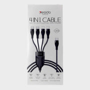 Yesido 4 In 1 Cable Accessories - Mobile Phone Cases available at Dohans Qatar