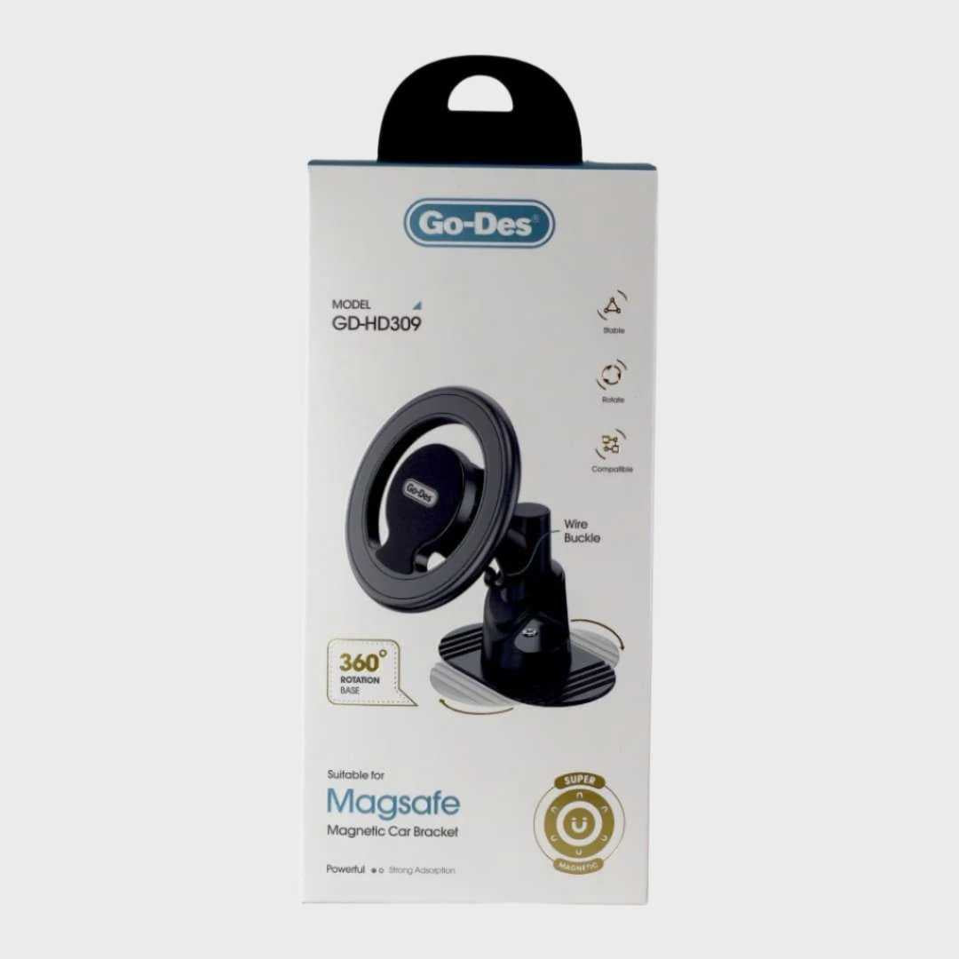 Go-Des Magnetic Car Bracket Accessories - Mobile Phone Stands available at Dohans Qatar